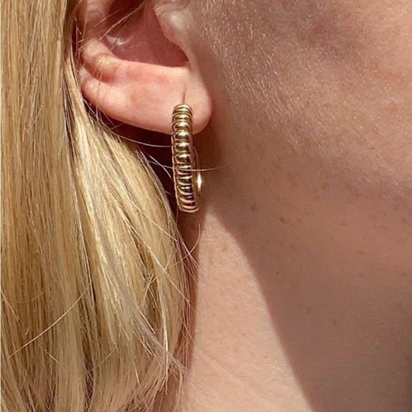 Mejuri Jewelry - Mejuri Charlotte Large Hoop Earrings